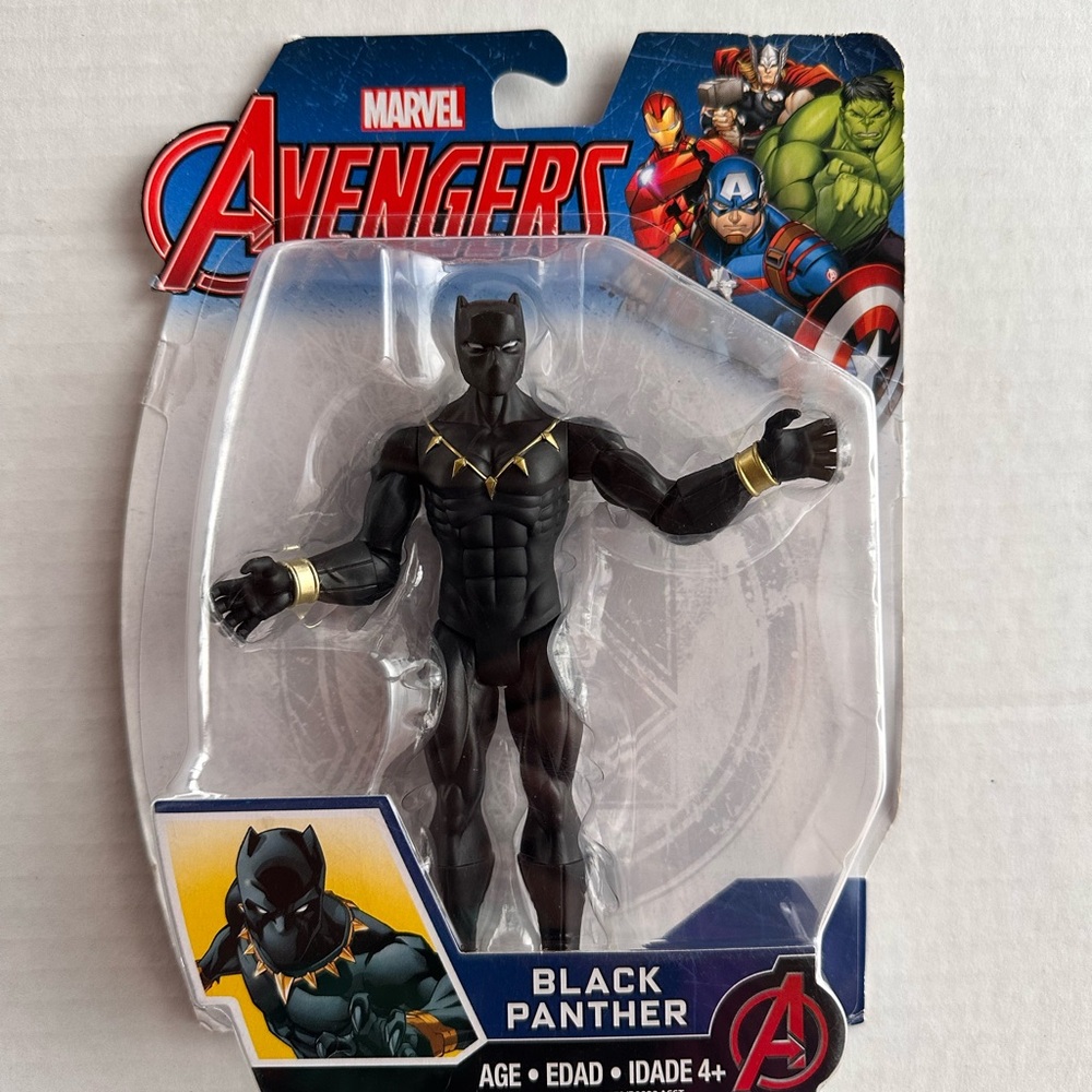 2016 THE BLACK PANTHER ( 6" In)MARVEL AVENGERS ACTION FIGURE Very Rare To Find.